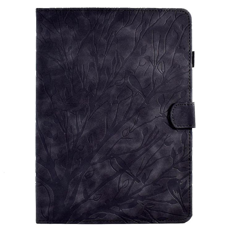 For Xiaomi Redmi Pad 2 Fortune Tree Embossed Leather Smart Tablet Case(Black) - Image 2
