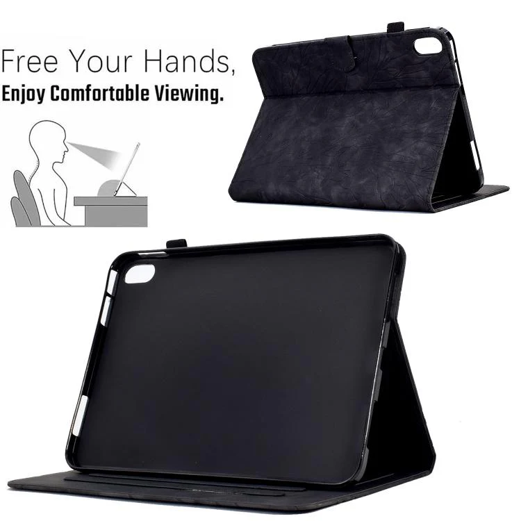 For Xiaomi Redmi Pad 2 Fortune Tree Embossed Leather Smart Tablet Case(Black) - Image 6