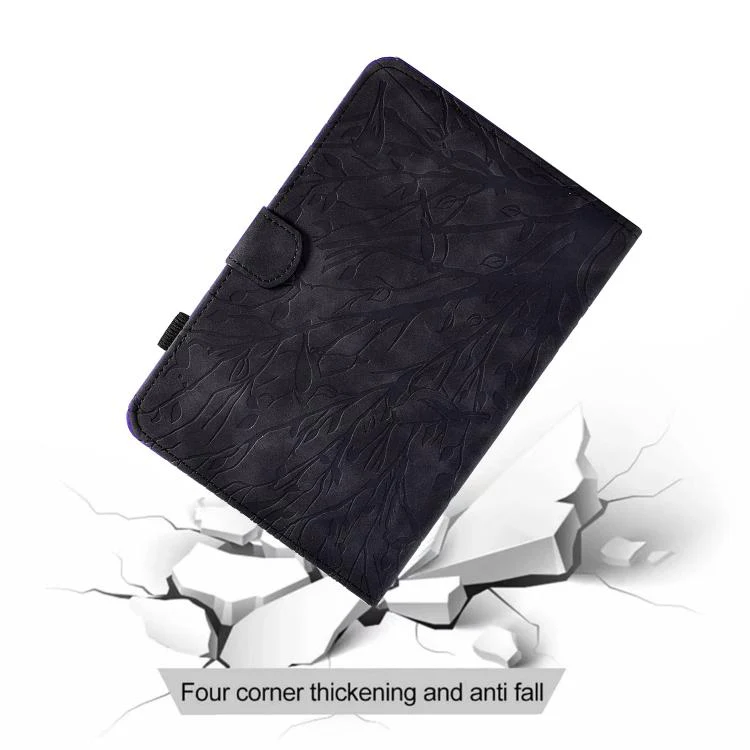 For Xiaomi Redmi Pad 2 Fortune Tree Embossed Leather Smart Tablet Case(Black) - Image 7