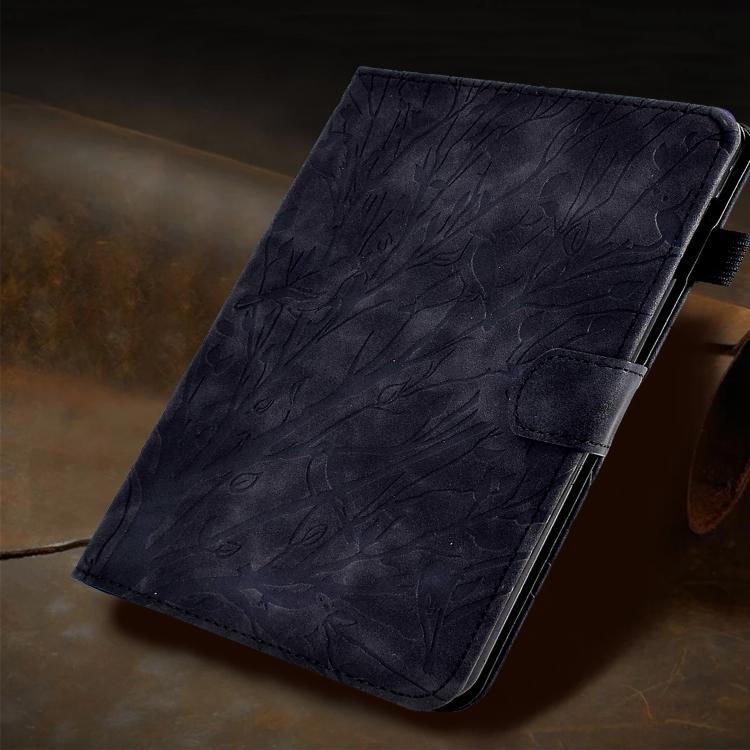 For Xiaomi Redmi Pad 2 Fortune Tree Embossed Leather Smart Tablet Case(Black) - Image 8