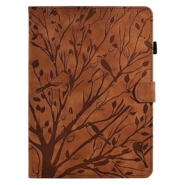 For Xiaomi Redmi Pad 2 Fortune Tree Embossed Leather Smart Tablet Case(Brown) - Image 2