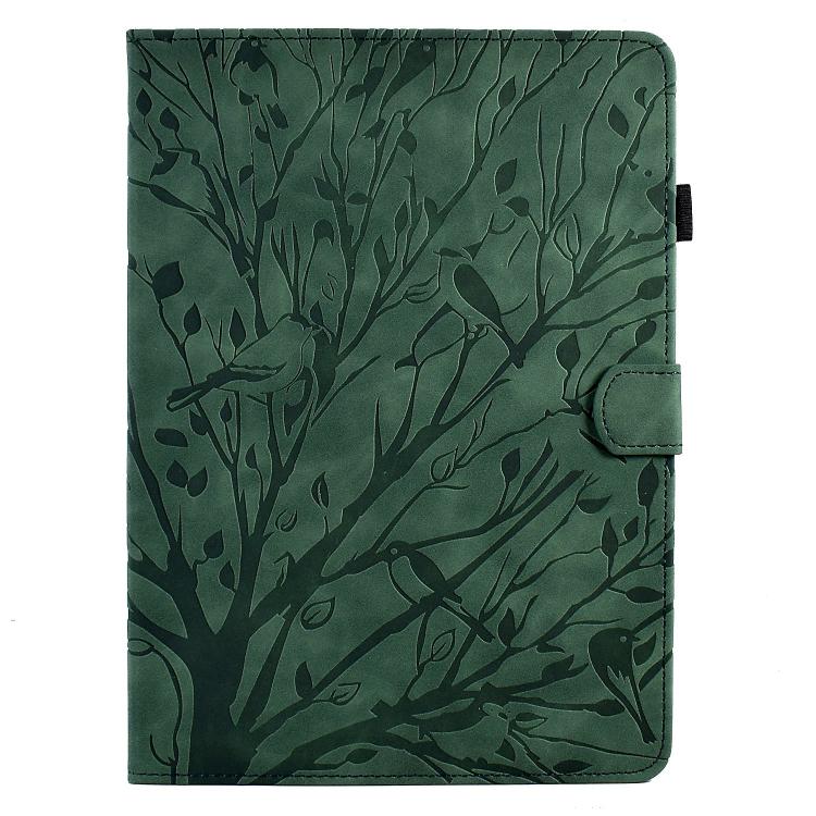 For Xiaomi Redmi Pad 2 Fortune Tree Embossed Leather Smart Tablet Case(Green) - Image 2