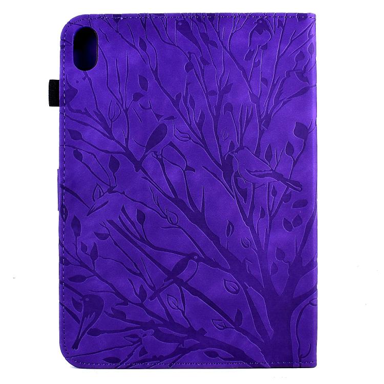 For Xiaomi Redmi Pad 2 Fortune Tree Embossed Leather Smart Tablet Case(Purple) - Image 3