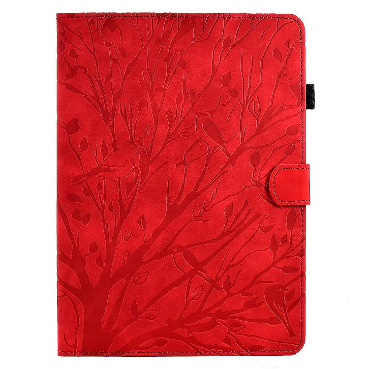 For Xiaomi Redmi Pad 2 Fortune Tree Embossed Leather Smart Tablet Case(Red) - Image 2