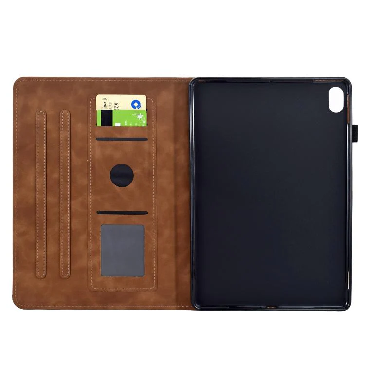 For Xiaomi Redmi Pad 2 Mandala Embossed Smart Leather Tablet Case(Brown) - Image 4