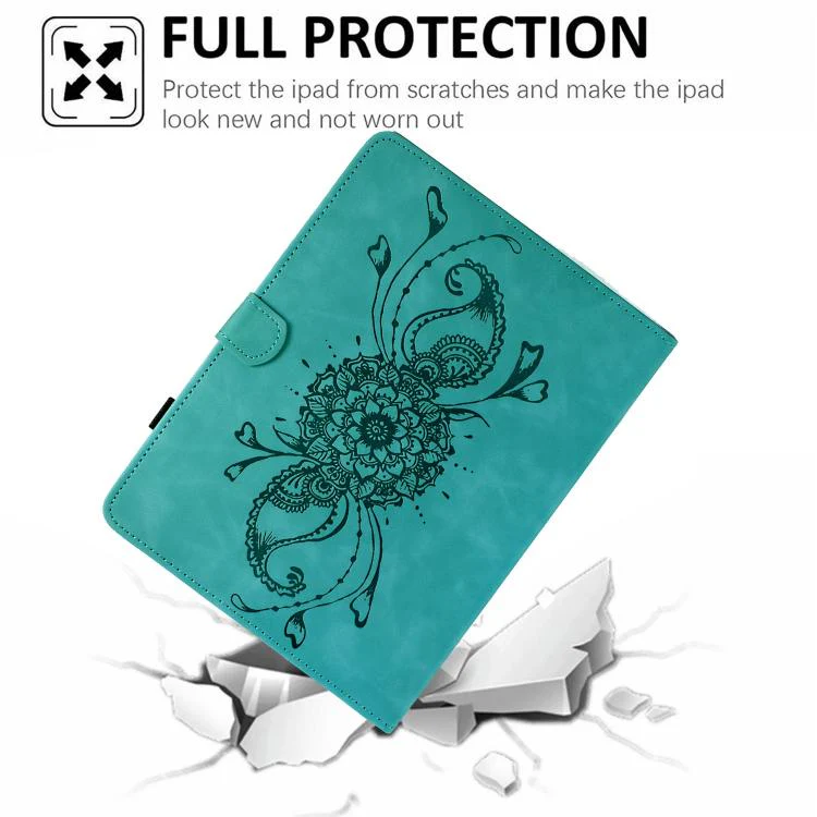 For Xiaomi Redmi Pad 2 Mandala Embossed Smart Leather Tablet Case(Light Blue) - Image 7