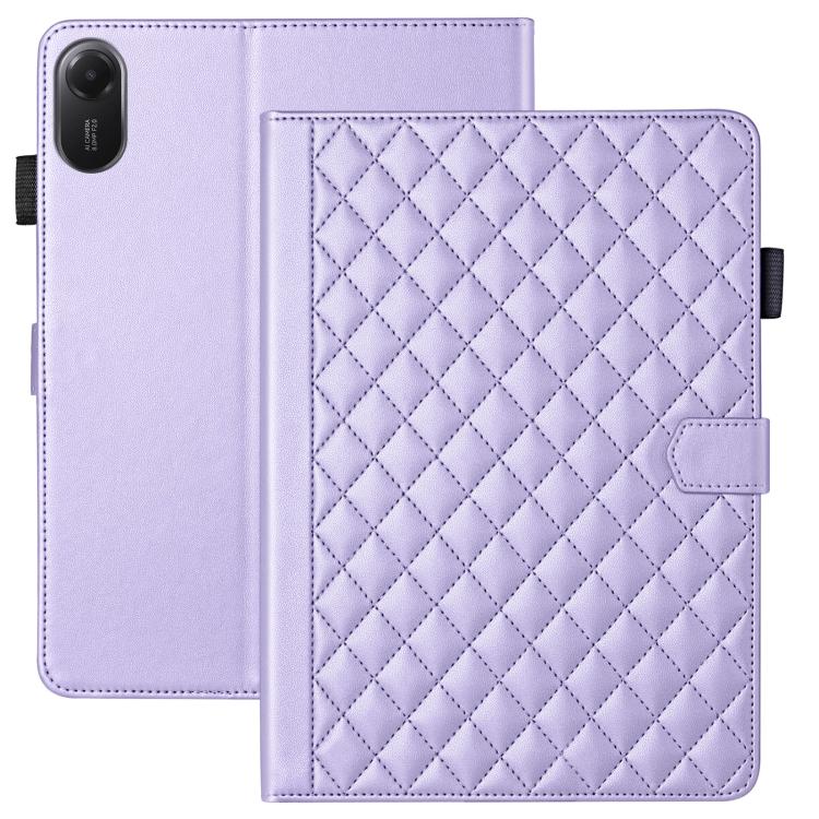 For Xiaomi Redmi Pad 2 / Pad SE 2025 Rhombus Lattice Leather Tablet Case(Purple) - Image 2