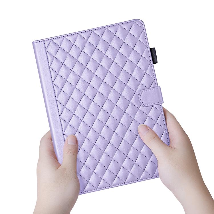 For Xiaomi Redmi Pad 2 / Pad SE 2025 Rhombus Lattice Leather Tablet Case(Purple) - Image 8