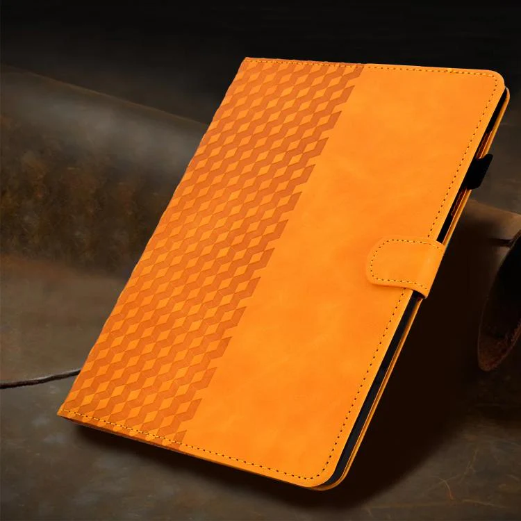 For Xiaomi Redmi Pad 2 Rhombus Embossed Leather Smart Tablet Case(Kakhi) - Image 8