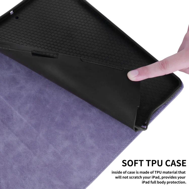 For Xiaomi Redmi Pad 2 Rhombus Embossing Leather Tablet Case(Purple) - Image 6