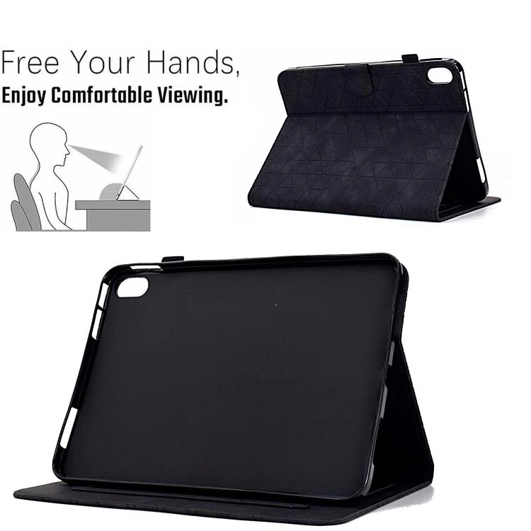 For Xiaomi Redmi Pad 2 Rhombus TPU Smart Leather Tablet Case(Black) - Image 6