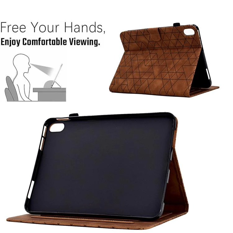 For Xiaomi Redmi Pad 2 Rhombus TPU Smart Leather Tablet Case(Brown) - Image 6