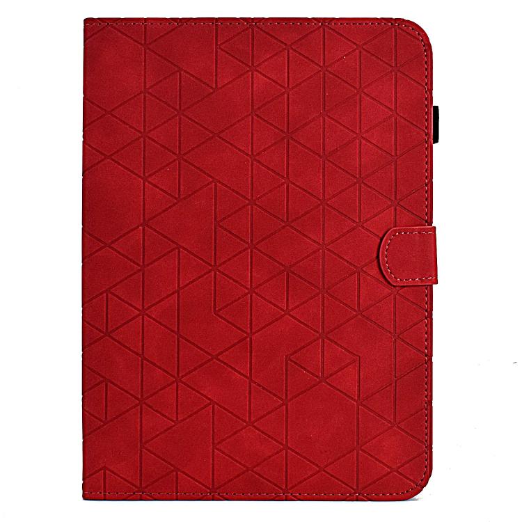 For Xiaomi Redmi Pad 2 Rhombus TPU Smart Leather Tablet Case(Red) - Image 2