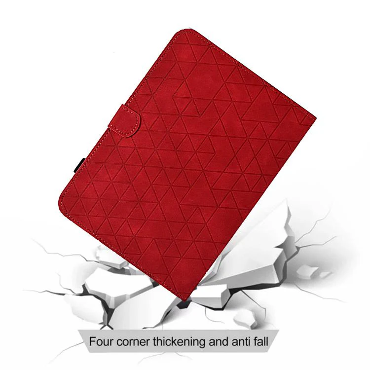 For Xiaomi Redmi Pad 2 Rhombus TPU Smart Leather Tablet Case(Red) - Image 7