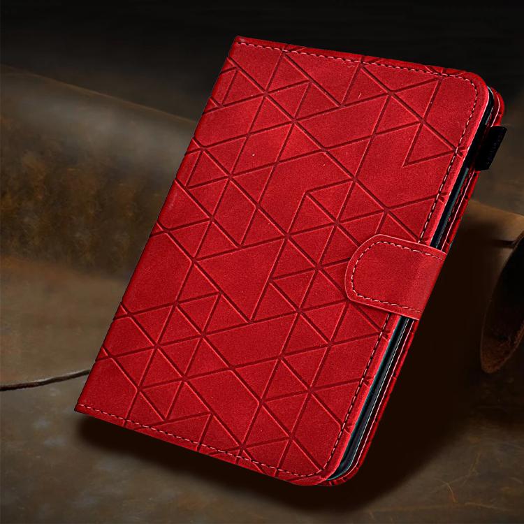 For Xiaomi Redmi Pad 2 Rhombus TPU Smart Leather Tablet Case(Red) - Image 8