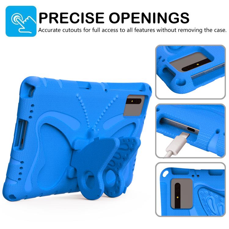 For Xiaomi Redmi Pad 2 / SE 11 2025 Butterfly Bracket EVA Shockproof Tablet Case(Blue) - Image 2