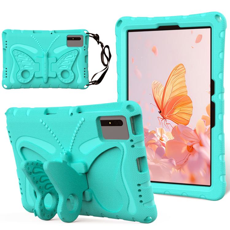 For Xiaomi Redmi Pad 2 /SE 11 2025 Butterfly Bracket EVA Shockproof Tablet Case(Mint Green)