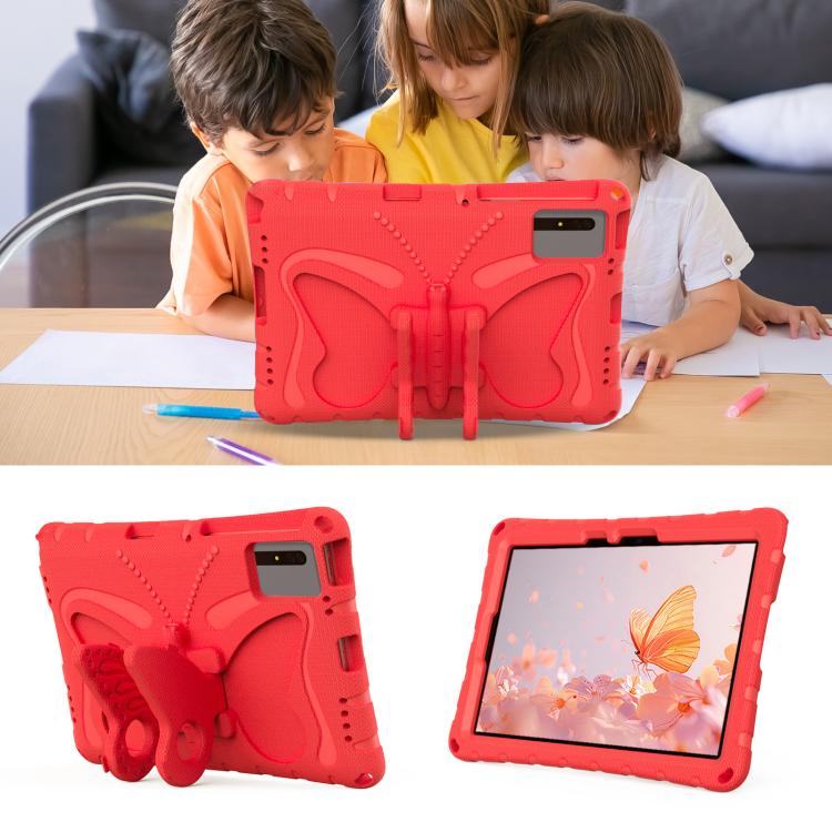 For Xiaomi Redmi Pad 2 / SE 11 2025 Butterfly Bracket EVA Shockproof Tablet Case(Red) - Image 5