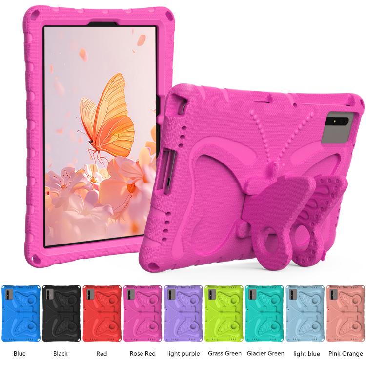 For Xiaomi Redmi Pad 2 / SE 11 2025 Butterfly Bracket EVA Shockproof Tablet Case(Rose Red) - Image 6