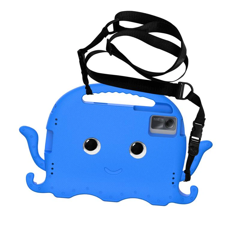 For Xiaomi Redmi Pad 2 /SE 11 2025 Octopus Style EVA Hybrid PC Shockproof Tablet Case with Strap(Blue) - Image 2