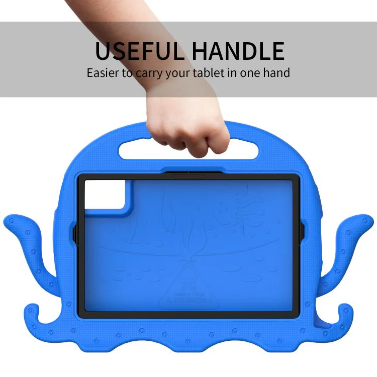 For Xiaomi Redmi Pad 2 /SE 11 2025 Octopus Style EVA Hybrid PC Shockproof Tablet Case with Strap(Blue) - Image 3