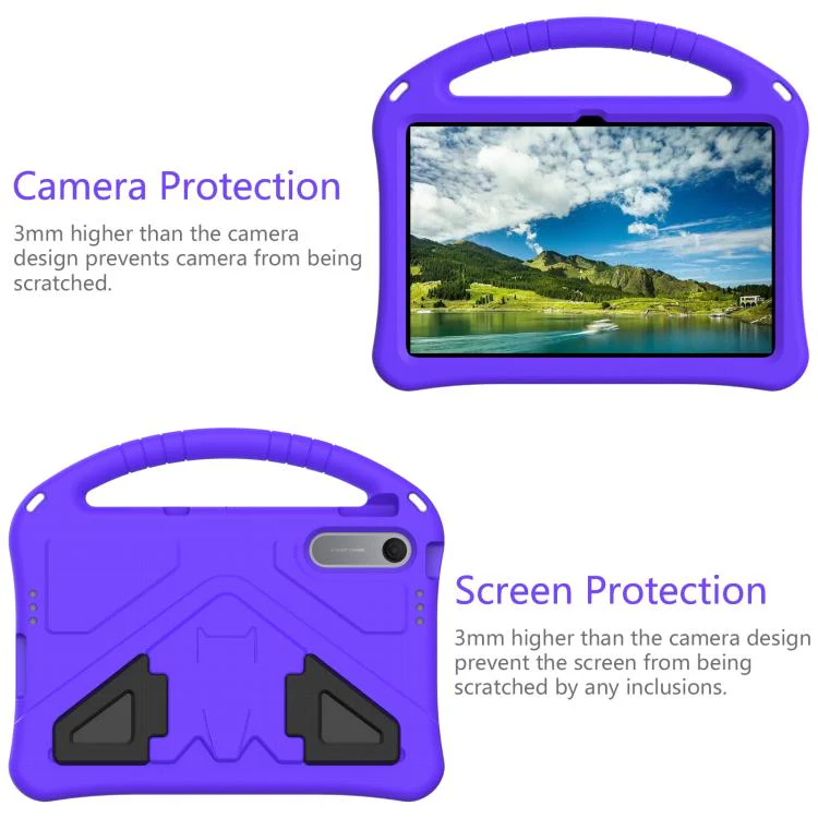 For Xiaomi Redmi Pad 2 SE 9.7 2026 EVA Shockproof Tablet Case with Holder(Purple) - Image 3