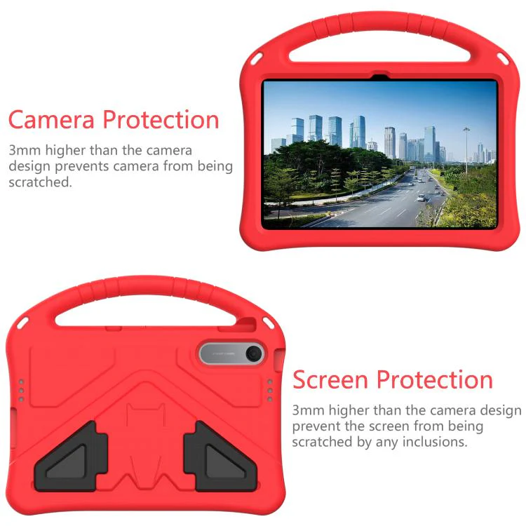 For Xiaomi Redmi Pad 2 SE 9.7 2026 EVA Shockproof Tablet Case with Holder(Red) - Image 3