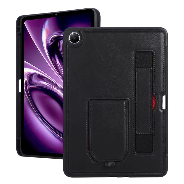 For Xiaomi Redmi Pad 2 SE 9.7 2026 Hand Grip Holder Tablet Case with Pen Slot(Black)