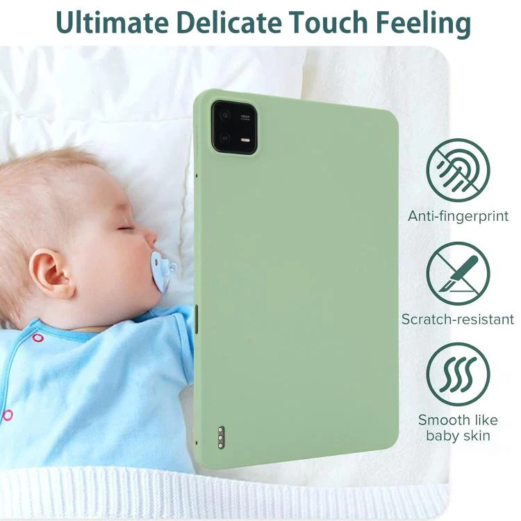 For Xiaomi Redmi Pad 2 SE 9.7 2026 Oil Spray Skin-friendly TPU Tablet Case(Matcha Green) - Image 3