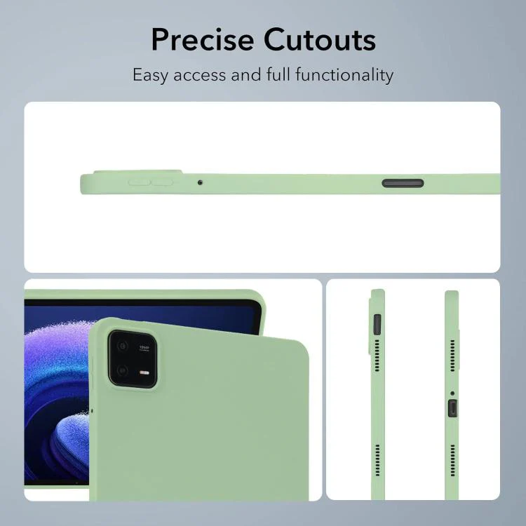 For Xiaomi Redmi Pad 2 SE 9.7 2026 Oil Spray Skin-friendly TPU Tablet Case(Matcha Green) - Image 5