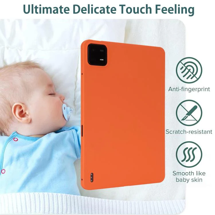 For Xiaomi Redmi Pad 2 SE 9.7 2026 Oil Spray Skin-friendly TPU Tablet Case(Orange) - Image 3