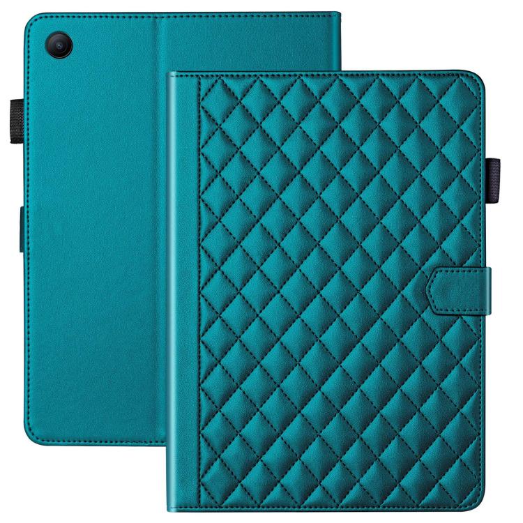 For Xiaomi Redmi Pad 2 SE 9.7 2026 Rhombus Lattice Leather Tablet Case(Dark Green) - Image 2