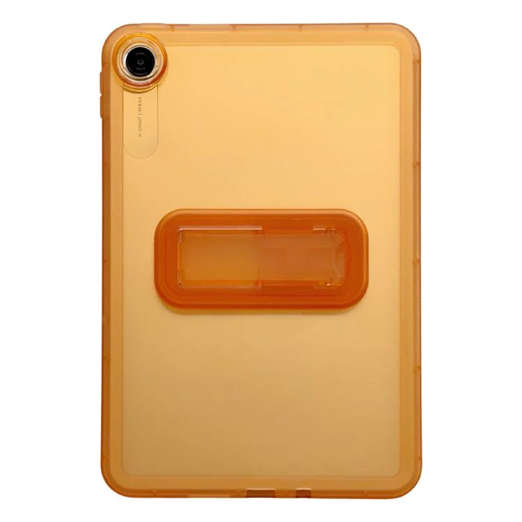 For Xiaomi Redmi Pad 2 SE 9.7 2026 Semi-Transparent TPU Shockproof Tablet Case with Holder(Orange)
