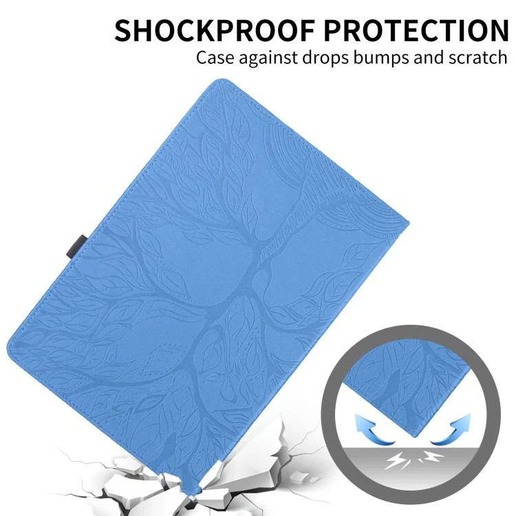 For Xiaomi Redmi Pad 2 SE 9.7 2026 Tree Life Embossed Rotation Leather Tablet Case(Blue) - Image 5