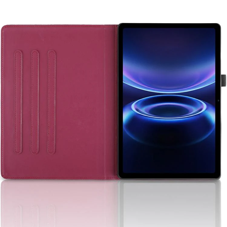 For Xiaomi Redmi Pad 2 SE 9.7 2026 Tree Life Embossed Rotation Leather Tablet Case(Red) - Image 3