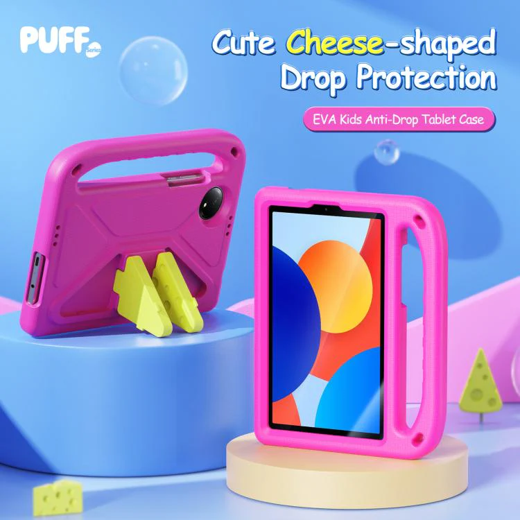 For Xiaomi Redmi Pad SE DUX DUCIS PUFF Series EVA Portable Holder Tablet Case(Pink) - Image 3