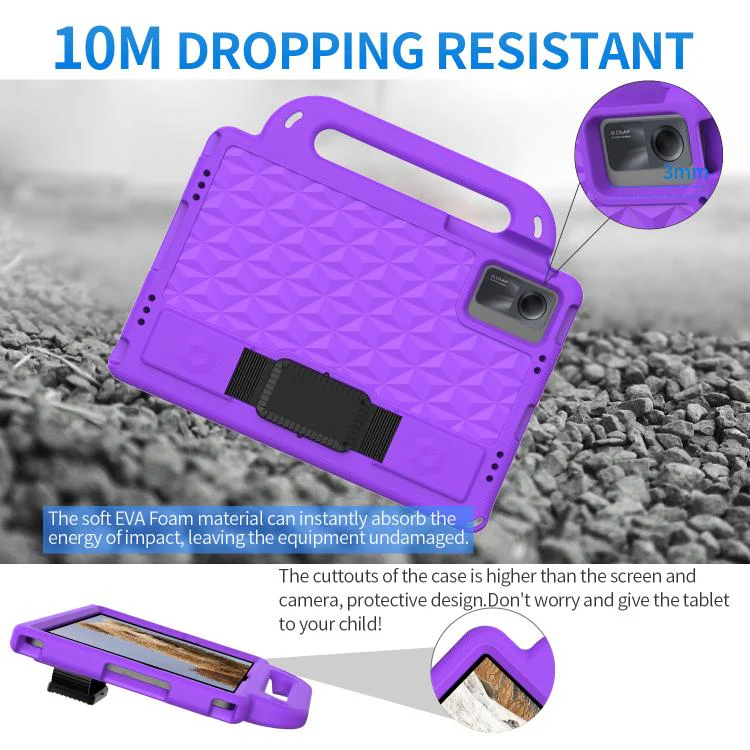 For Xiaomi Redmi SE 11 2025 / Pad 2 Diamond Series EVA Shockproof Sleeve Tablet Case(Purple) - Image 3
