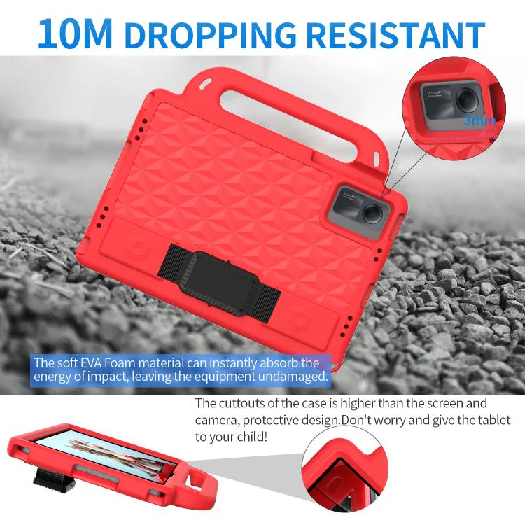 For Xiaomi Redmi SE 11 2025 / Pad 2 Diamond Series EVA Shockproof Sleeve Tablet Case(Red) - Image 3