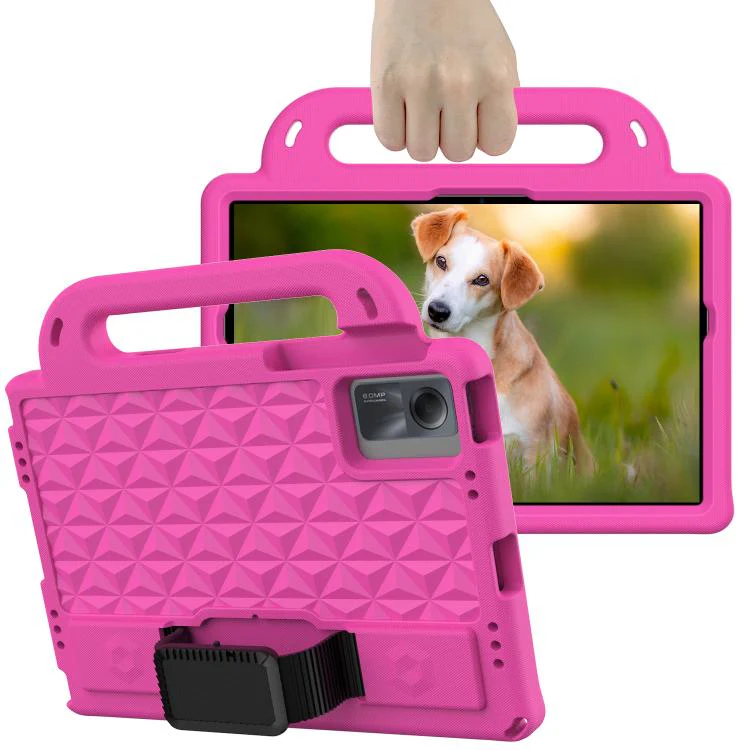 For Xiaomi Redmi SE 11 2025 / Pad 2 Diamond Series EVA Shockproof Sleeve Tablet Case(Rose Red)