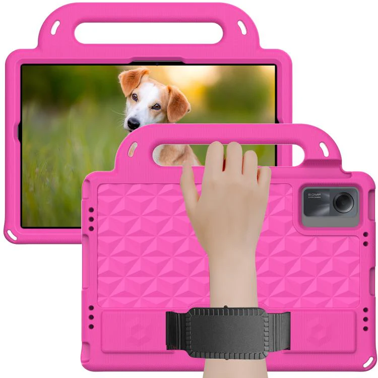 For Xiaomi Redmi SE 11 2025 / Pad 2 Diamond Series EVA Shockproof Sleeve Tablet Case(Rose Red) - Image 2