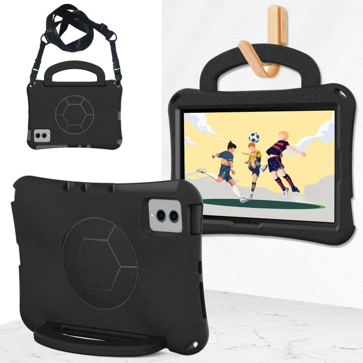 For Xiaomi Redmi SE 11 2025 / Pad 2 Handle Football Shaped EVA Shockproof Tablet Case(Black) - Image 5