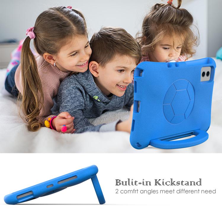 For Xiaomi Redmi SE 11 2025 / Pad 2 Handle Football Shaped EVA Shockproof Tablet Case(Blue) - Image 4