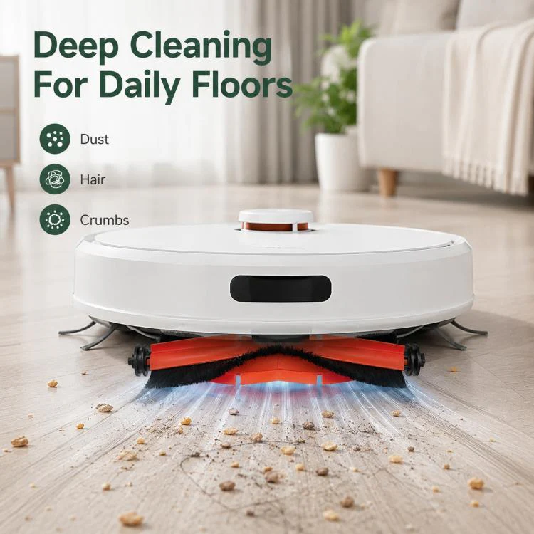 For Xiaomi Robot Vacuum X10 Plus / X20 Plus / S20 / S20 Plus / S10 / S10 Plus / S10 Pro Replacement Parts, Black Orange Main Brush - Image 6