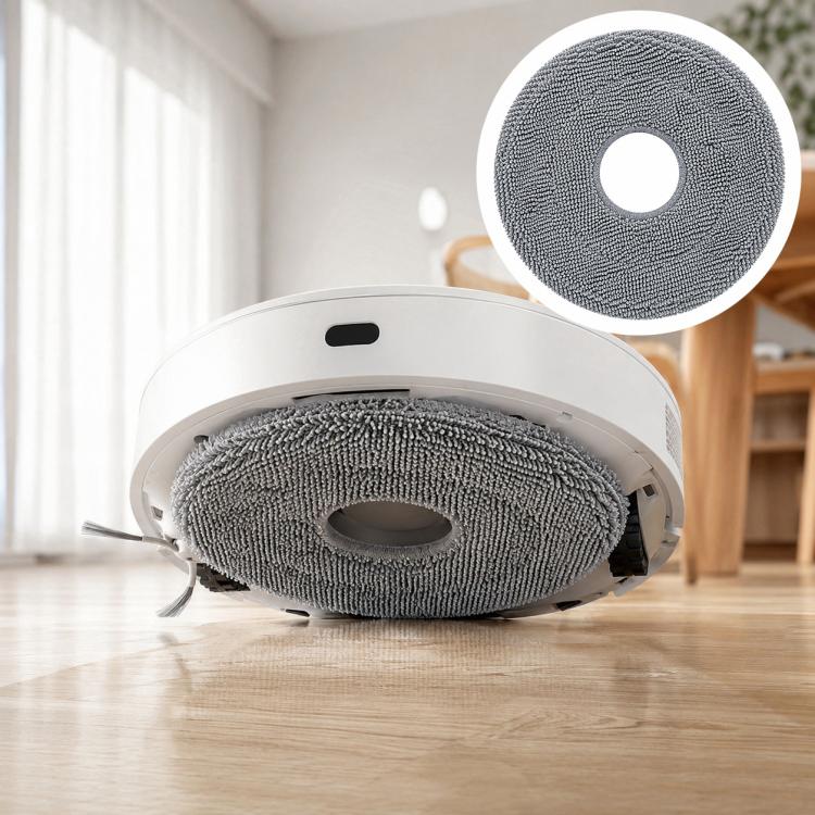 For Xiaomi Robot Vacuum X10 Plus / X20 Plus / S20 / S20 Plus / S10 / S10 Plus / S10 Pro Replacement Parts, Grey Fine Mop Pad