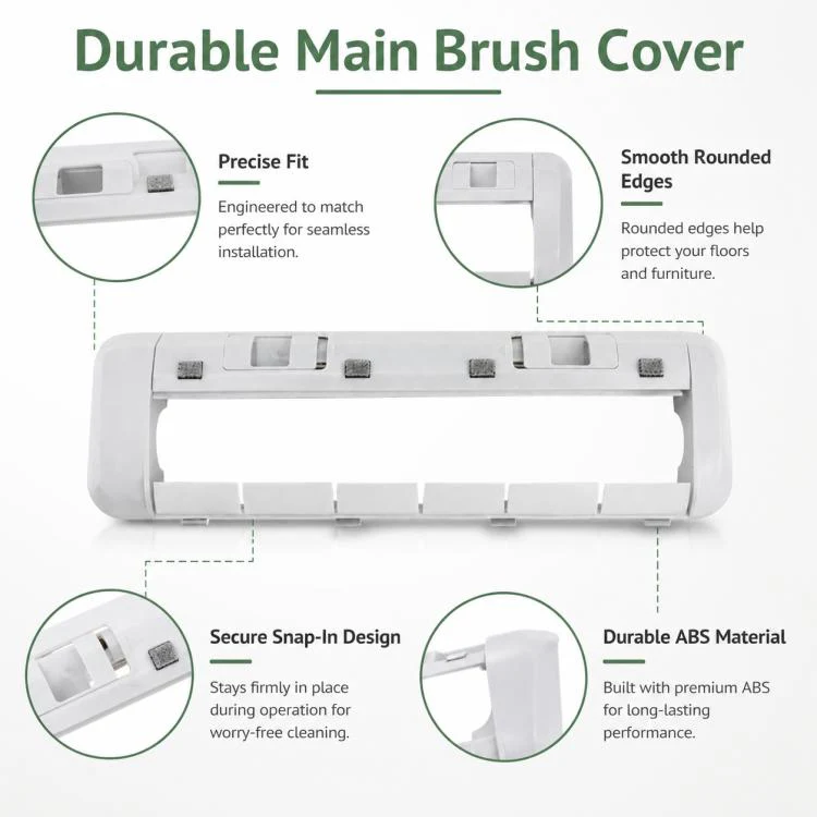 For Xiaomi Robot Vacuum X10 Plus / X20 Plus / S20 / S20 Plus / S10 / S10 Plus / S10 Pro Replacement Parts, Main Rubber Brush Cover - Image 4