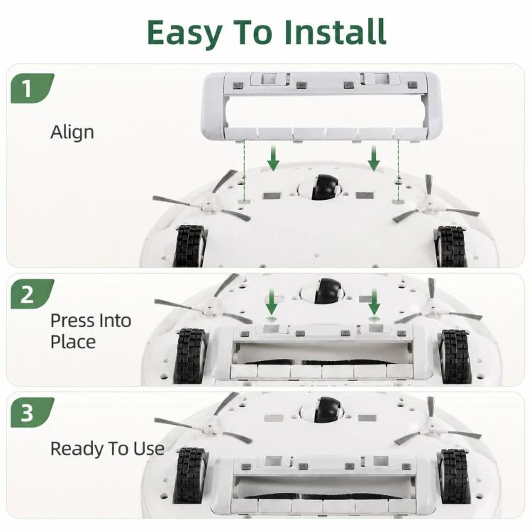 For Xiaomi Robot Vacuum X10 Plus / X20 Plus / S20 / S20 Plus / S10 / S10 Plus / S10 Pro Replacement Parts, Main Rubber Brush Cover - Image 6