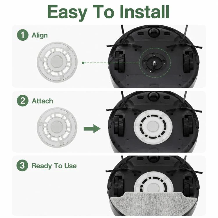 For Xiaomi Robot Vacuum X10 Plus / X20 Plus / S20 / S20 Plus / S10 / S10 Plus / S10 Pro Replacement Parts, Mop Pad Holder - Image 6