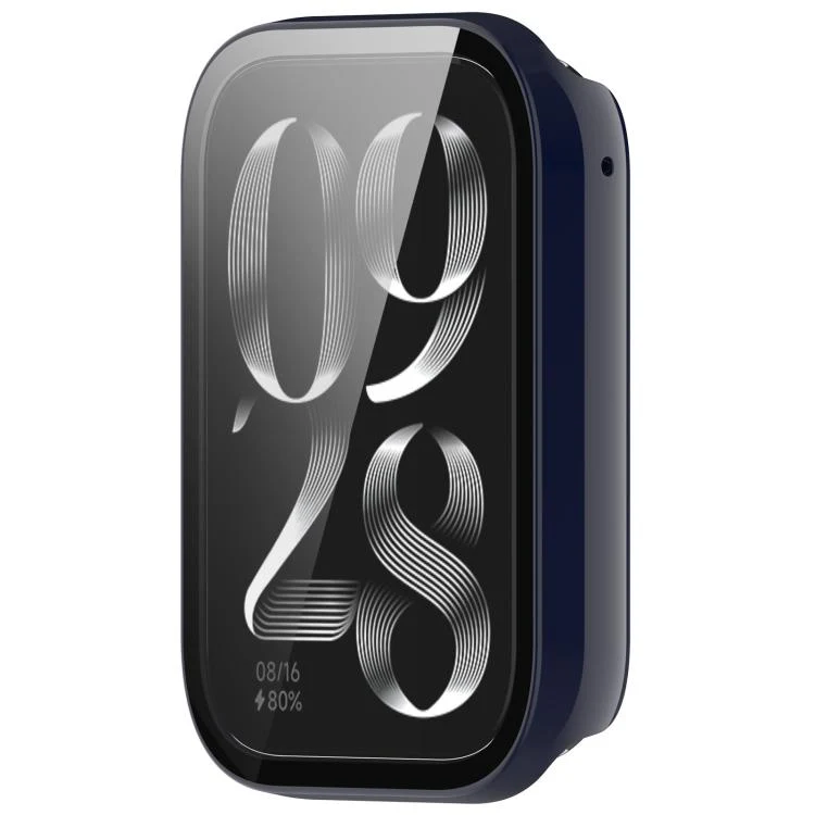 For Xiaomi Smart Band 10 Pro Ceramic Tempered Film Integrated PC Watch Protective Case(Ink Blue) - Image 2