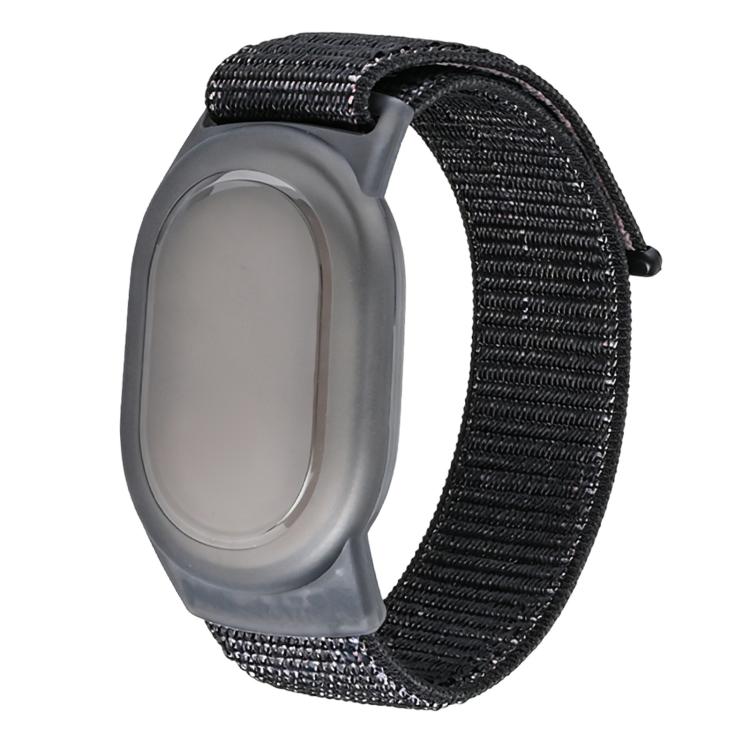 For Xiaomi Tag Kids Anti-lost Nylon Wristband Protective Case(Black)