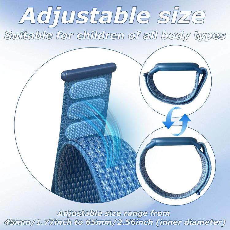 For Xiaomi Tag Kids Anti-lost Nylon Wristband Protective Case(Black) - Image 5